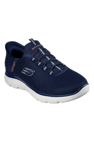 Skechers Hands Free Slip-Ins Wide Fit Blaue Sneakers: Summits - Hohes Sortiment