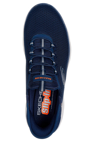 Skechers Hands Free Slip-Ins Wide Fit Blaue Sneakers: Summits - Hohes Sortiment