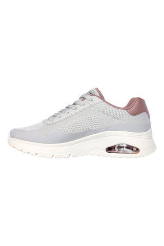 Sneakers Grigie Con Bolla ad Aria Skechers Uno Flex Spring On Air