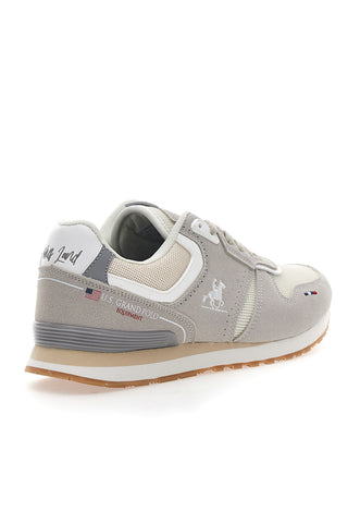 Graue und weiße Turnschuhe US POLO CLUB BRIGHTON MIX