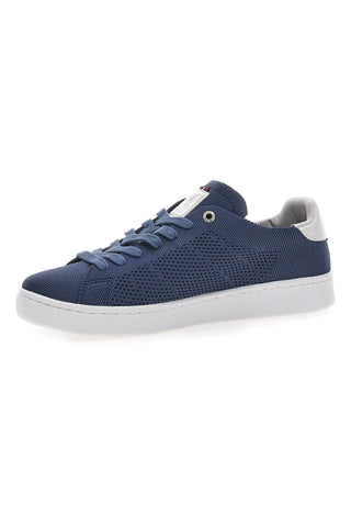 Blaue Sneakers mit blauen Schnürsenkeln US POLO CLUB EMPIRE KNIT