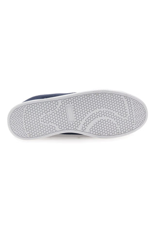 Blaue Sneakers mit blauen Schnürsenkeln US POLO CLUB EMPIRE KNIT