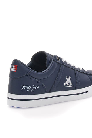 Marineblaue Sneakers U.S.G.POLO SUMMY LTX mit weißen Schnürsenkeln
