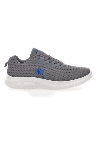 Graue Sneakers mit Schnürsenkeln und Memory-System Canguro CA292