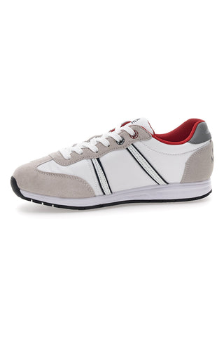 Sneakers Grigie e Bianche Con Lacci Marina Militare MM255