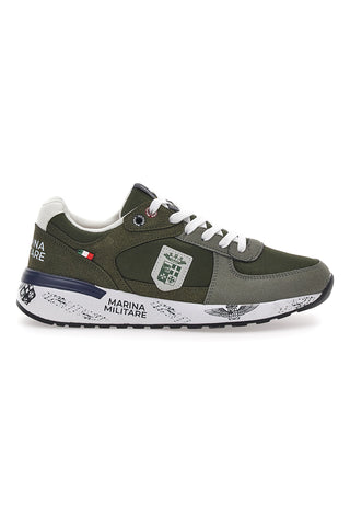 Grüne Sneakers mit Memory Soft Navy MM2281