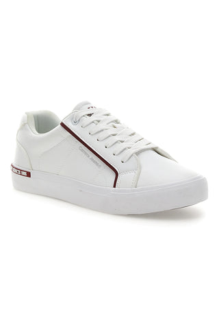 Weiße Sneakers mit roten Details CARRERA CAM64303P