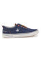 Blaue Canvas-Sneaker mit kontrastierenden Details BEVERLY HILLS POLO BATH CVS