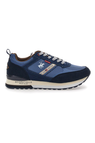 Sneakers Blu con Tomaia in Mesh Beverly Mix BEVERLY HILLS POLO CLUB