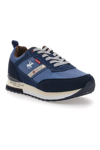Sneakers Beverly Mix aus blauem Mesh-Obermaterial BEVERLY HILLS POLO CLUB