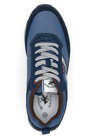 Sneakers Beverly Mix aus blauem Mesh-Obermaterial BEVERLY HILLS POLO CLUB
