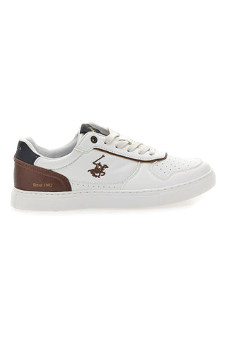 Weiße Sneakers mit Kontrastdetails Beverly Hills Polo Club Mallet LTX
