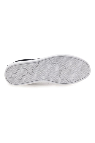 Sneakers blu in tela con suola bianca Gas 514005