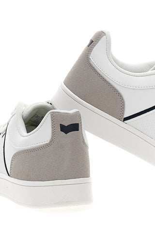 Weiße Sneaker mit grauen und schwarzen Details Gas Hamburg Ltx