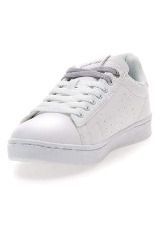 Weiße Sneakers aus Synthetikmaterial Gas 414185