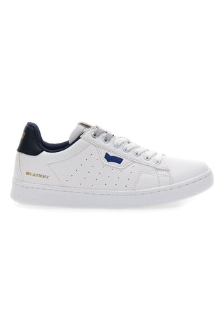 Weißblaue Sneakers aus Synthetikmaterial Gas 414185
