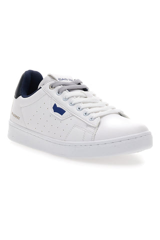Sneakers bianco blu in materiale sintetico Gas 414185