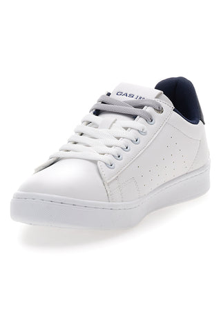 Sneakers bianco blu in materiale sintetico Gas 414185