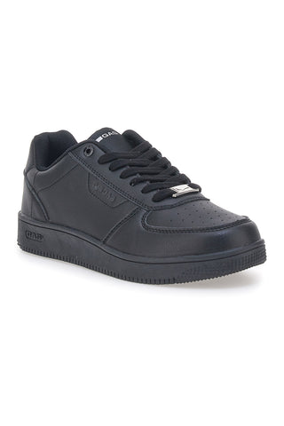 Total schwarze Sneaker aus synthetischem Material Gas Kevin Ltx