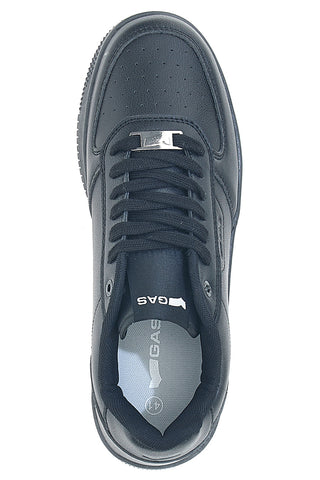 Total schwarze Sneaker aus synthetischem Material Gas Kevin Ltx