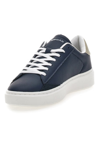 Sneakers blu con dettagli beige Gas Leonard Ltx