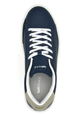 Sneakers blu con dettagli beige Gas Leonard Ltx
