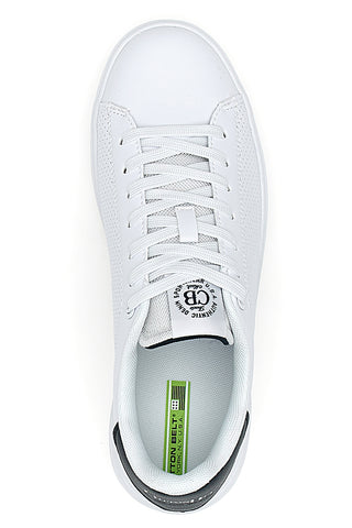 Weiße Sneakers mit perforiertem Obermaterial COTTON BELT GTZ 3.0