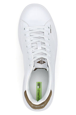 COTTON BELT LONDON 3.0 Weiße Herren-Sneaker