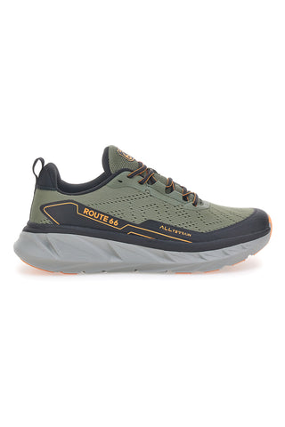 Grüne Sneakers und dicke Sohle ROUTE 66 RO51811D