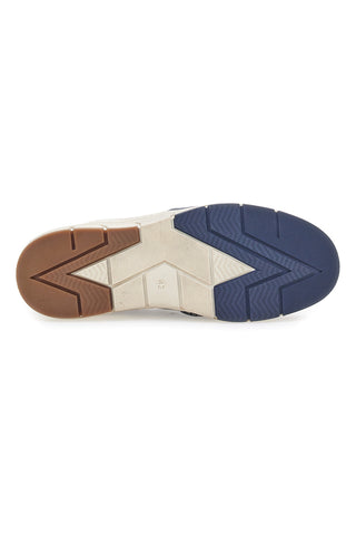 Blaue Mokassins mit weicher Innensohle und Obermaterial aus Leder Pittarello Eco 9718