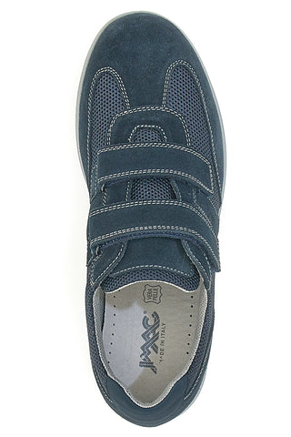 Scarpe Stringate Blu in Vera Pelle Made In Italy Imac 751571760109