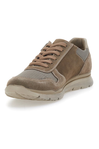 Scarpe Stringate Marroni in Vera Pelle Made In Italy Imac 751871763813