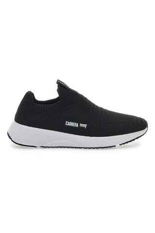 Sneakers Socken Schuhe Schwarz mit weißer Sohle CARRERA 31021