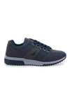 Sneakers blu con tomaia liscia CARRERA 45901