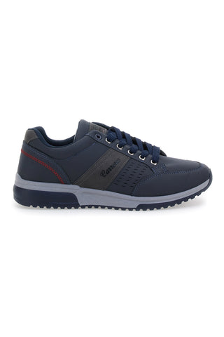 Sneakers blu con tomaia liscia CARRERA 45901
