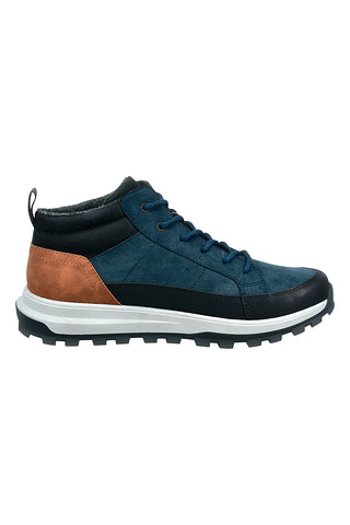 Sneakers blu navy mid suola carrarmato Bugatti 325ANP305055