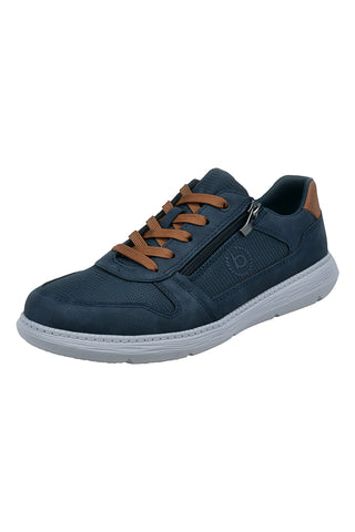 Sneakers blu con zip laterale Bugatti 334AFU045050