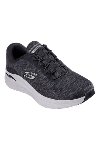 SKECHERS Arch Fit 2 Upperhand Vegane, waschbare graue Sneakers mit Arch Fit-Einlegesohle