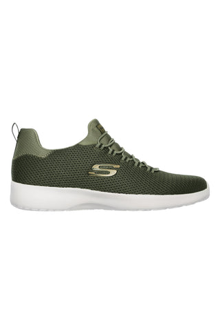 Sneakers verde oliva traspiranti con Memory Foam Skechers Dynamight