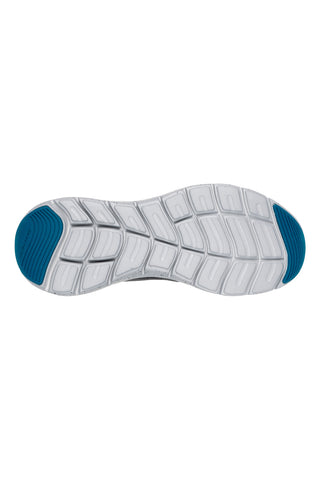 Graue Sneakers Skechers Flex Advantage 5.0 mit Obermaterial aus echtem Leder und Flex-Lite-Sohle