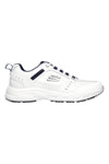 Skechers – Oak Canyon Redwick – Wanderschuhe aus Memory-Schaum in Weiß und Blau