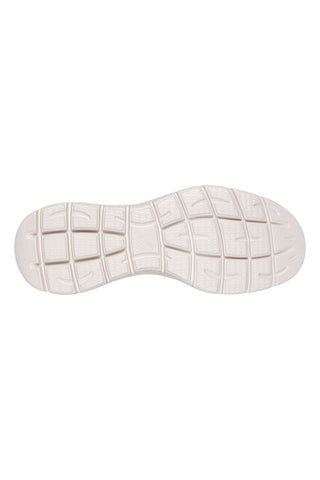 Taupefarbene Slip-On-Sneaker aus Kunstleder mit Memory Foam Skechers Summits Korlo
