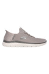 Skechers Summits High Range – Slip-In-Sneaker aus veganem Memory-Schaum in Taupe