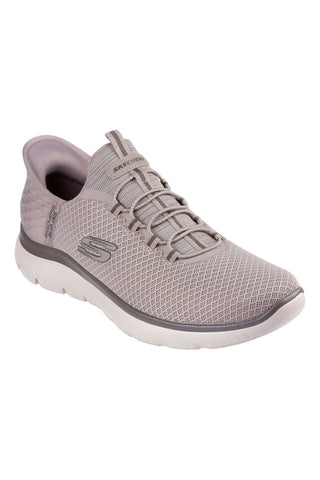 Skechers Summits High Range – Slip-In-Sneaker aus veganem Memory-Schaum in Taupe