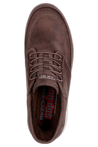 Sneakers marroni slip-on leggere Skechers SUMMITS SIEGUL