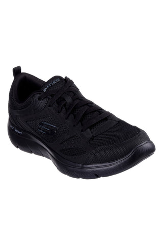 Skechers Summits South Rim – Leichte, atmungsaktive schwarze Sneakers