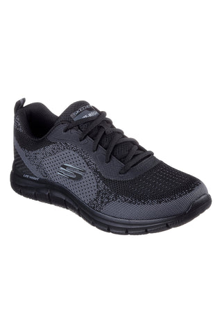 Skechers Track Glendor – leichte schwarze Mesh-Sneaker