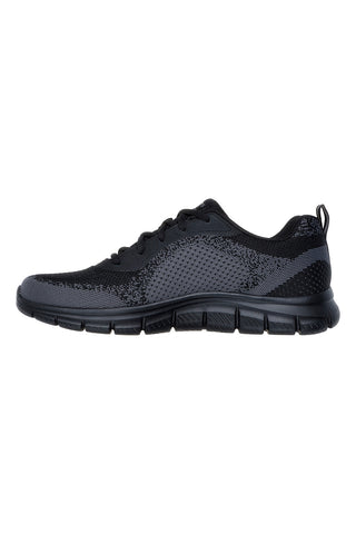 Skechers Track Glendor – leichte schwarze Mesh-Sneaker