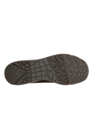 Sneakers marroni con tomaia in duraleather e Slip-ins Skechers Uno Banksia Luxe