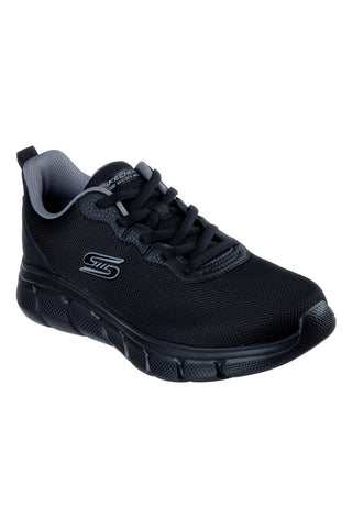 Skechers Bobs B Flex Icy Edge – Atmungsaktive Sportschuhe mit flexibler Sohle, Schwarz